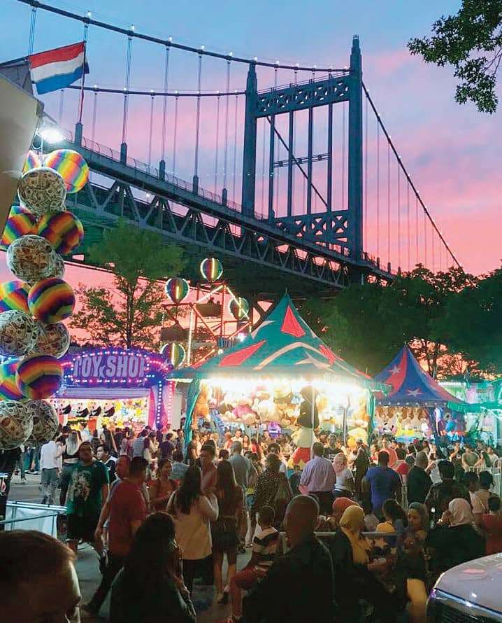 astoria park carnival stalls