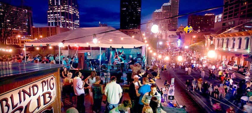 austin pecan street festival music