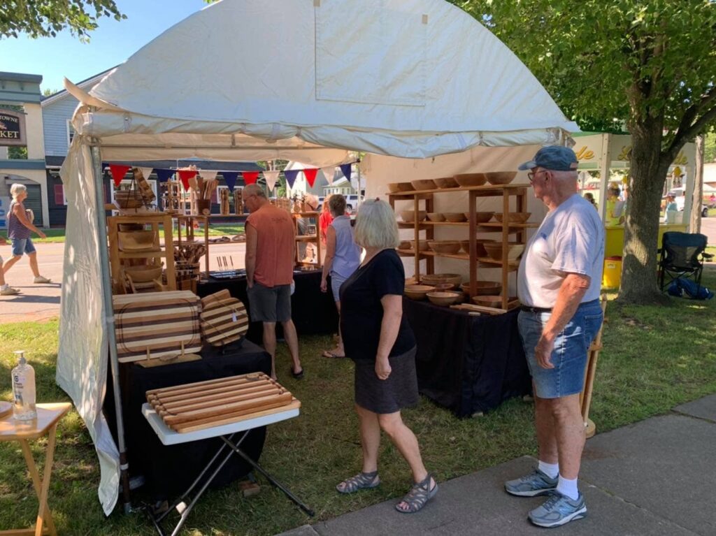 cape vincent french festival stalls