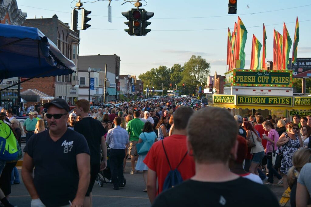 stalls at canal fest of the tonawandas