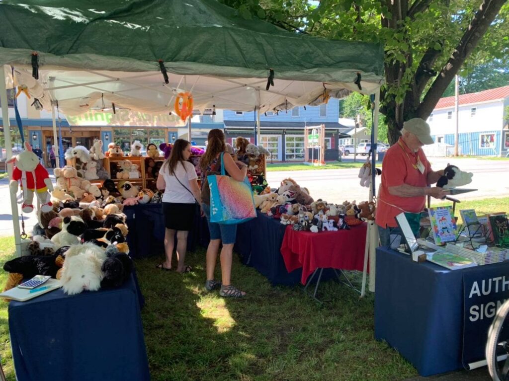 stalls at cape vincent french festival